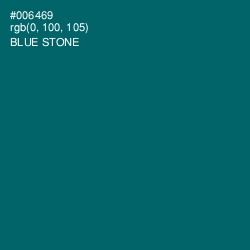 #006469 - Blue Stone Color Image